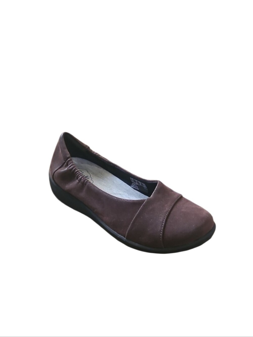 Clarks Cloudsteppers Ballet  Style Women's Dark Brown‎ Flats
